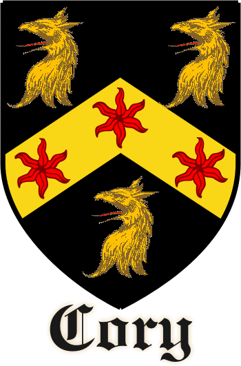 CORY family crest CORY family crest