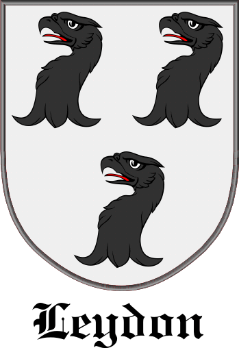 LEYDON family crest LEYDON family crest