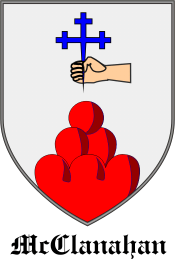 MCCLANAHAN family crest MCCLANAHAN family crest