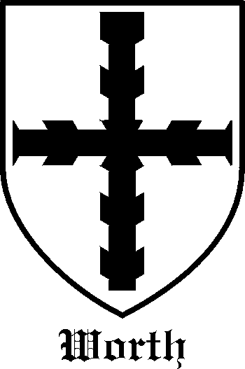 WORTH family crest WORTH family crest